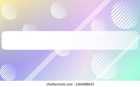 Blurred Gradient Texture Background with Line, Circle. For Ad, Presentation, Card. Vector Illustration