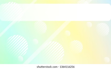 Blurred Gradient Texture Background with Line, Circle. For Ad, Presentation, Card. Vector Illustration