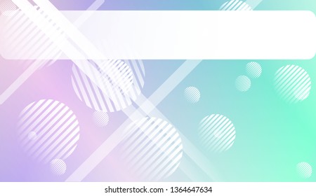 Blurred Gradient Texture Background with Line, Circle. For Ad, Presentation, Card. Vector Illustration