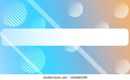 Blurred Gradient Texture Background with Line, Circle. For Ad, Presentation, Card. Vector Illustration