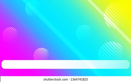 Blurred Gradient Texture Background with Line, Circle. For Ad, Presentation, Card. Vector Illustration