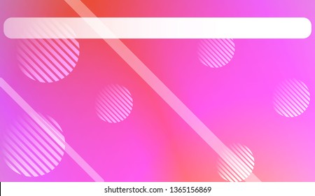 Blurred Gradient Texture Background with Line, Circle. For Ad, Presentation, Card. Vector Illustration
