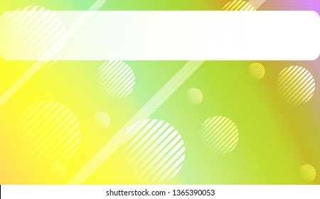 Blurred Gradient Texture Background with Line, Circle. For Ad, Presentation, Card. Vector Illustration