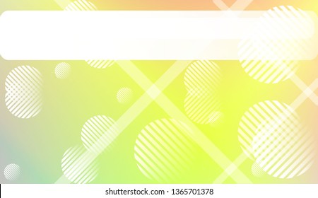 Blurred Gradient Texture Background with Line, Circle. For Ad, Presentation, Card. Vector Illustration