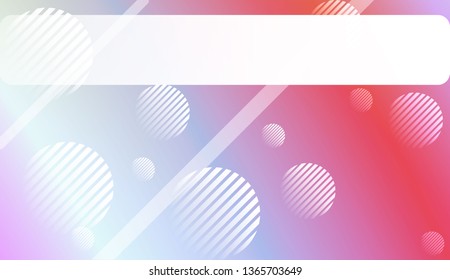 Blurred Gradient Texture Background with Line, Circle. For Ad, Presentation, Card. Vector Illustration