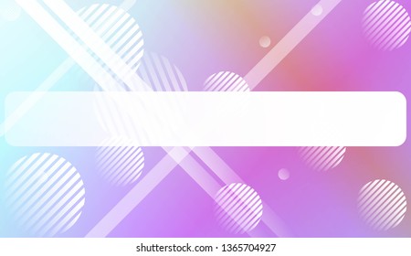 Blurred Gradient Texture Background with Line, Circle. For Ad, Presentation, Card. Vector Illustration