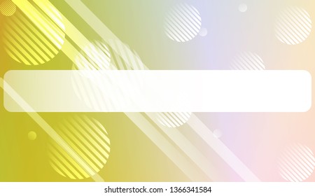 Blurred Gradient Texture Background with Line, Circle. For Ad, Presentation, Card. Vector Illustration