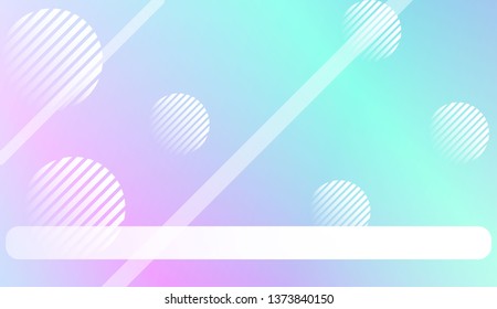 Blurred Gradient Texture Background with Line, Circle. For Ad, Presentation, Card. Vector Illustration