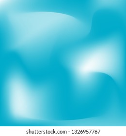 Blurred Gradient Vector Background. Modern abstract brochure, leaflet, flyer, cover, catalog, annual report. Vector illustration with trendy Turquoise color.