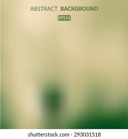 blurred green, brown background Vector EPS 10 illustration.