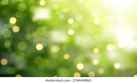 Fondo bokeh verde y