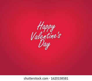 Blurred heart poorly visible vector valentine day greeting card, background out of focus red heart and lettering.