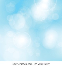 Blurred hello summer background with bokeh effect