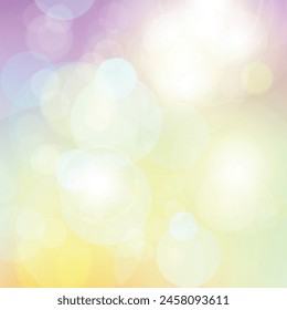Fondo de verano de hola borroso con efecto bokeh