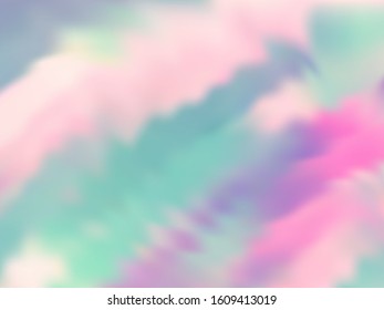 Blurred hologram texture gradient wallpaper. Colorful pink turquoise purple background. Liquid colors explosion background. glowing hologram neon glitch texture vector backdrop.