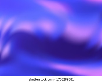 Papel de pared de gradiente de textura holográfica borrosa. fondo gráfico de neón brillante. Los colores líquidos salpican el fondo. Vibrante fondo vectorial de textura de neón de holograma.