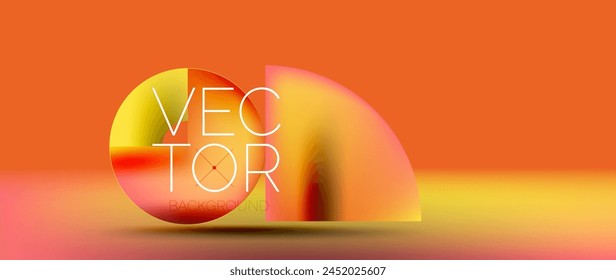 a blurred image of a sphere with the words vector written on it . High quality