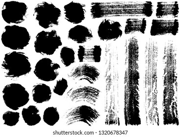A blurred image written with a brush