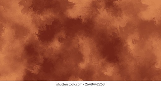 Blurred Ink Wash of Burnt Tones Floating Through a Dim Rustic Canvas

