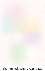 Blurred Japanese paper style background illustration.