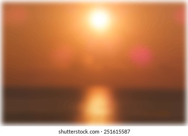 Blurred landscape coast outdoors vector