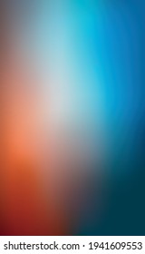 Blurred large panoramic summer background multicolored gradient - illustration