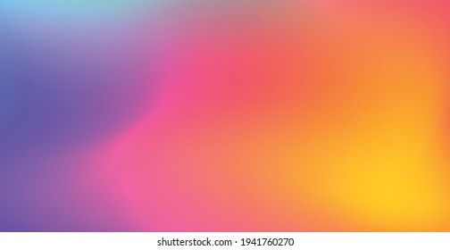 Blurred large panoramic summer background multicolored gradient - illustration
