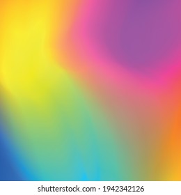 Blurred large panoramic summer background multicolored gradient - illustration