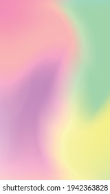 Blurred large panoramic summer background multicolored gradient - illustration