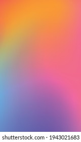 Blurred large panoramic summer background multicolored gradient - illustration