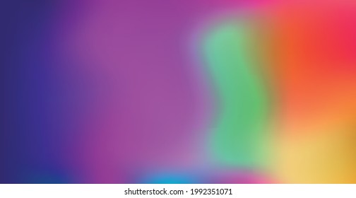 Blurred large panoramic summer background multicolored gradient - illustration