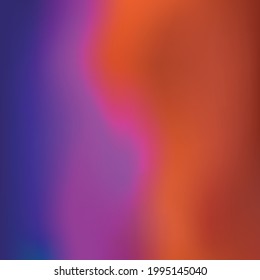 Blurred large panoramic summer background multicolored gradient - illustration