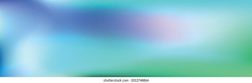 Blurred large panoramic summer background multicolored gradient - illustration