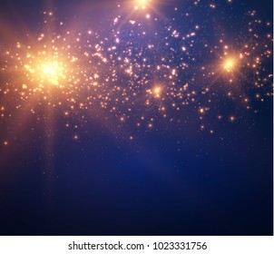 Blurred light bokeh disco party background can be used for New Year or Christmas party holiday flyer. Vector eps10.