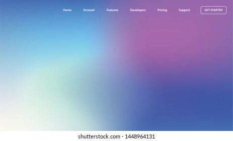 blurred light color background design for Landing page site. colorful gradient shapes composition. modern template design
