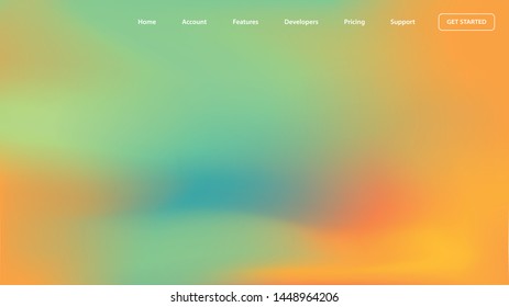 blurred light color background design for Landing page site. colorful gradient shapes composition. modern template design