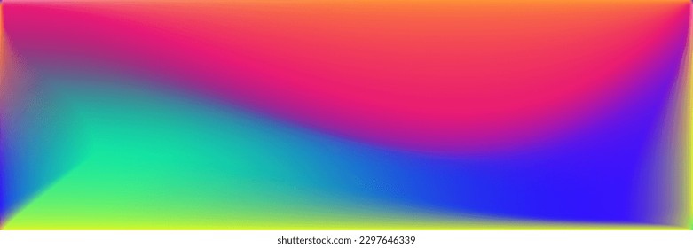 unscharfer heller Sonnenaufgang, heller, dynamischer Farbverlauf-Hintergrund. Neon Sunset Glow Wavy Farbe unscharfe Textur. Sky Liquid Water Pastel Gradient Mesh. Umwälzender, lebhafter mehrfarbiger Hintergrund.