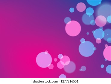 Blurred lights background. Bokeh effect texture. Beautiful vector abstract illustration. Holidays magic festive shiny theme.