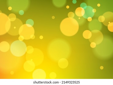 Blurred lights background. Bokeh effect texture. Beautiful vector abstract illustration. Holidays magic festive shiny theme.