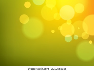 Blurred lights background. Bokeh effect texture. Beautiful vector abstract illustration. Holidays magic festive shiny theme.