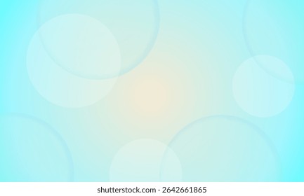 Fundo azul com luzes turvas, textura da faixa. Bokeh abstrato com conector de luz macia. Papel de parede widescreen. Banner web panorâmico com espaço de cópia para design, vektor
