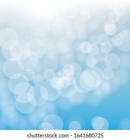 Blurred Lights on blue background or Lights on blue background.