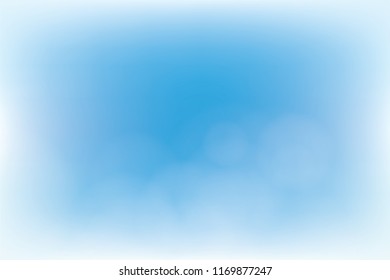 Blurred Lights on blue gradient abstract background high light in middle design for presentation. Vector illustration.