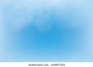 Blurred Lights on blue gradient abstract background high light in middle design for presentation. Vector illustration.