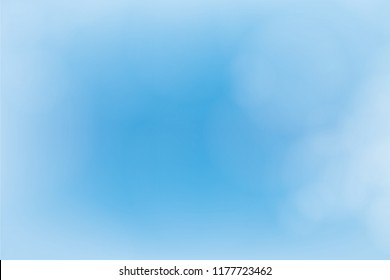 Blurred Lights on blue gradient abstract background high light in middle design for presentation. Vector illustration.