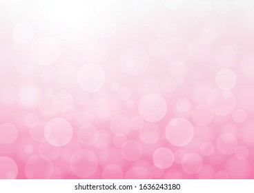 Blurred Lights on Pink background with blur bokeh light effect.