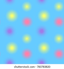 Blurred lights seamless pattern. For print, fashion design, wrapping wallpaper