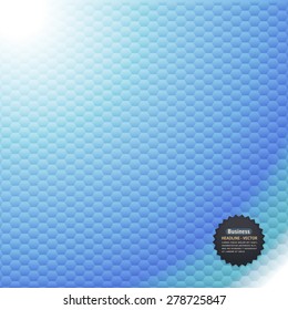 Blurred and Low Poly Style Hexagon Pattern Background Design