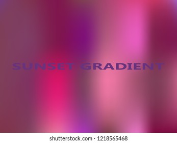 Blurred mesh backdrop in violet magenta carmine colors. Neon colors vector design. Trend wavy gradient background. Unfocused colorful gradient texture. Polar light effect