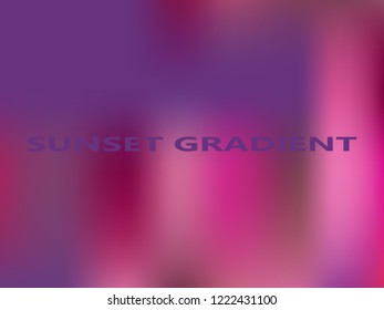 Blurred mesh backdrop in violet magenta carmine colors. Neon colors vector design. Trend wavy gradient background. Unfocused colorful gradient texture. Polar light effect